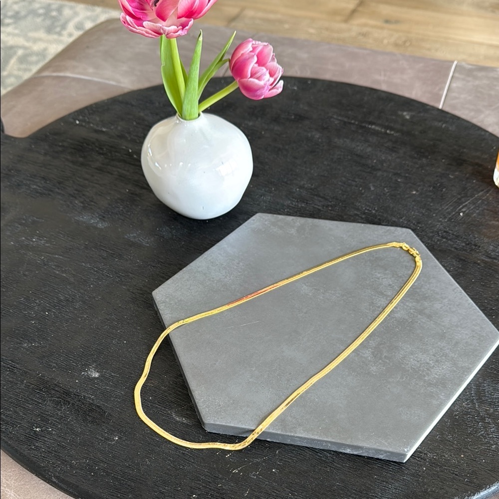 14K gold plated  Elegant Gold Necklace 24” 20” 18”